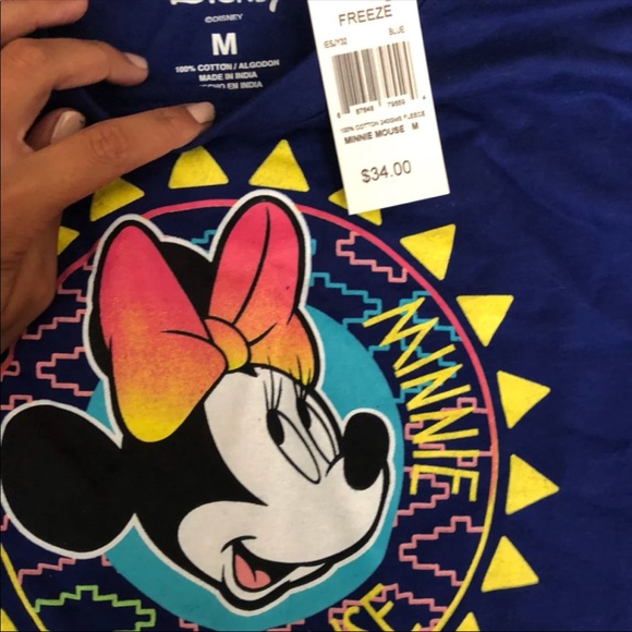 Retro Minnie Mouse Crop Sweater - Picture 2 of 3